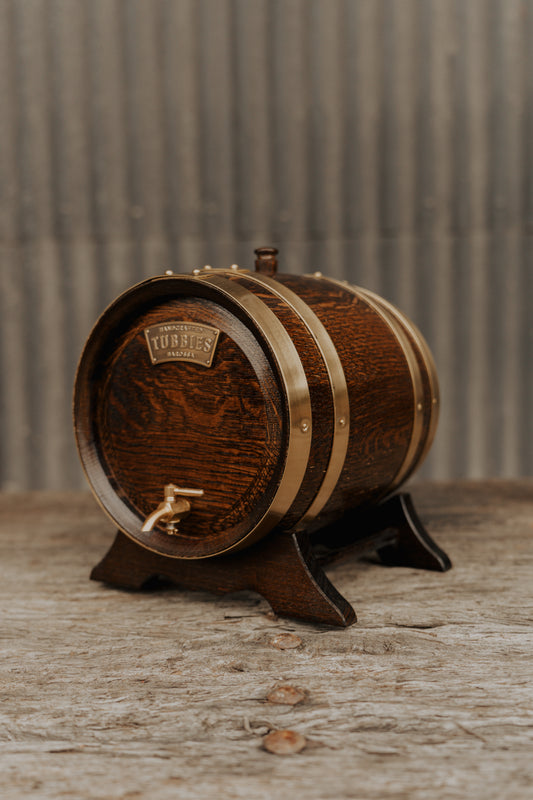 4.5L Jarrah Barrel with Brass Hoops